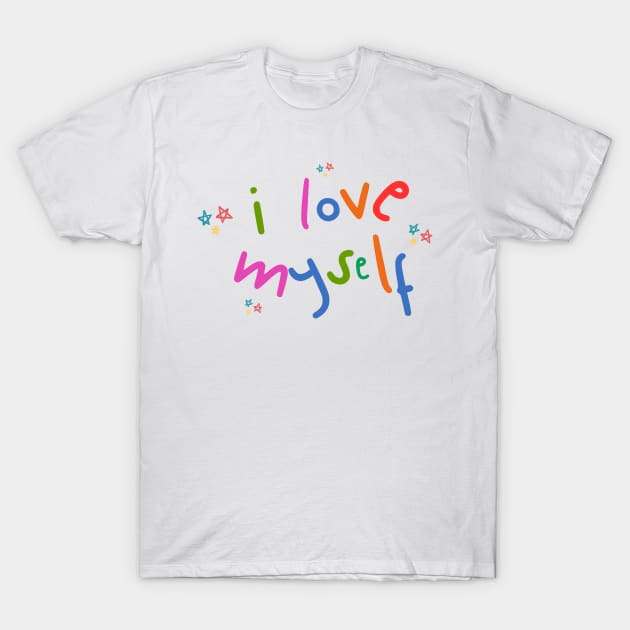 Radiant Self-Love: Empowering T-Shirt by neverland-gifts